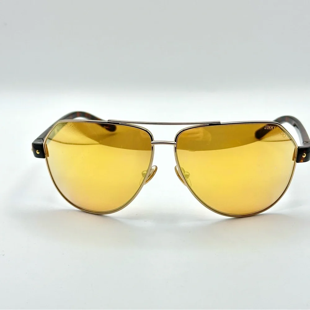 Jimmy Choo Charley / S Aviator Mirrored Sunglasses Unisex